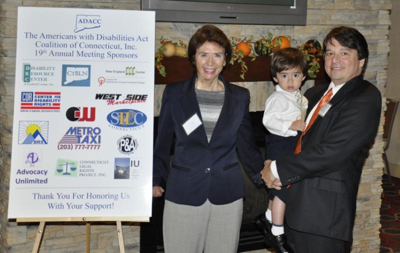 Oce Harrison, Marc Anthony Gallucci and son Noah.