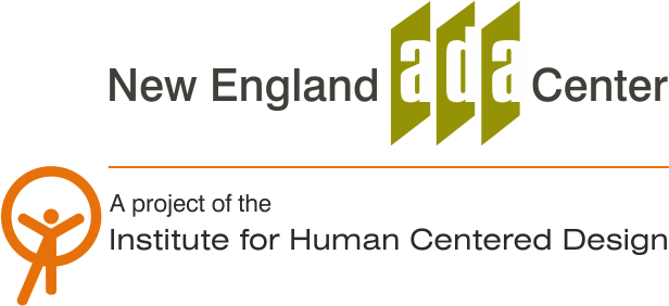 New England ADA Center and IHCD Logo