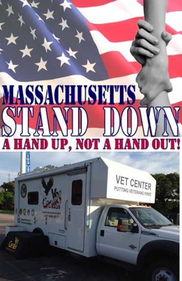 Massachusetts Stand Down Flyer an Mobile Veterans Services Truck