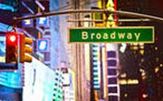 Broadway Street Sign in New York City