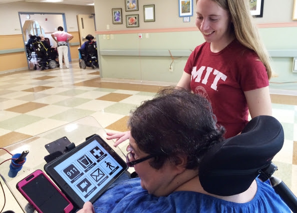 MIT student works with client