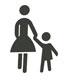 icon of mother and child icon of mother and child